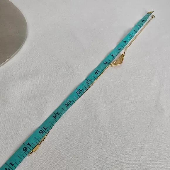 Vintage Vendome Red Enamel Crystal Detail Collar Necklace - Picture 6 of 6